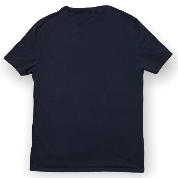 🚫SOLD🚫e🅱️y Guess Men’s Short Sleeve Logo Crew Neck T-Shirt Navy Large NWT - Picture 4 of 7